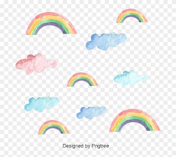 Rainbow Printing, Watercolor Rainbow Printing, Color - Rainbow Printing, Watercolor Rainbow Printing, Color
