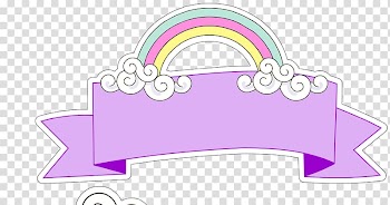 Rainbow ribbon template, Bizcocho Unicorn Cupcake Tart, topo transparent background PNG clipart