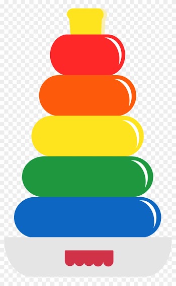 Rainbow Rings , $0 - Art And Craft Baby Toys