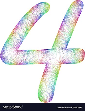 Rainbow Sketch Font Design vector image
