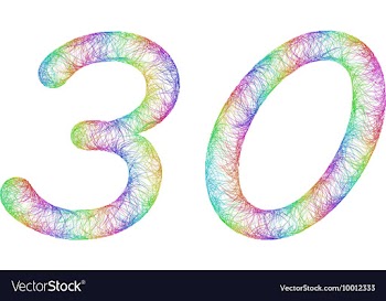Rainbow Sketch Font Design vector image