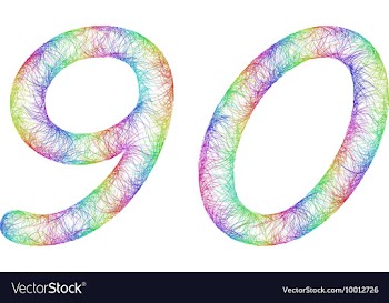 Rainbow Sketch Font Design vector image