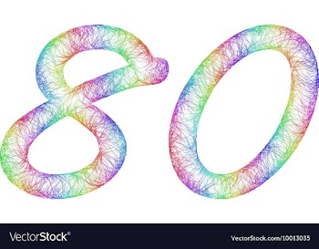 Rainbow Sketch Font Design vector image