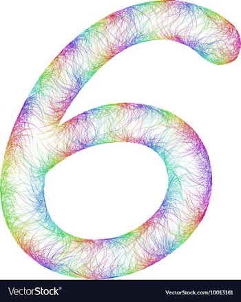 Rainbow Sketch Font Design vector image