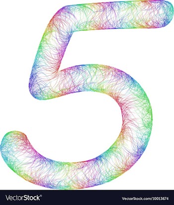 Rainbow Sketch Font Design vector image