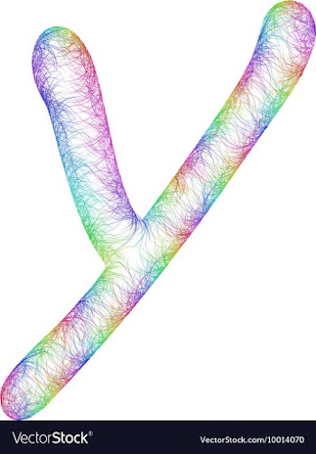 Rainbow Sketch Font Design vector image