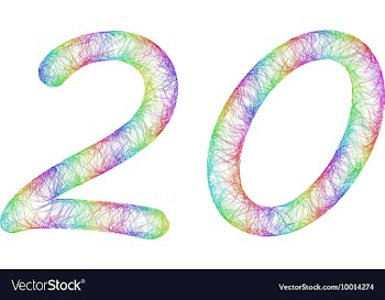 Rainbow Sketch Font Design vector image