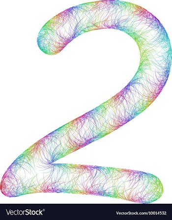 Rainbow Sketch Font Design vector image