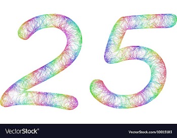 Rainbow Sketch Font Design vector image
