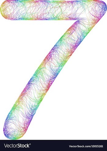 Rainbow Sketch Font Design vector image