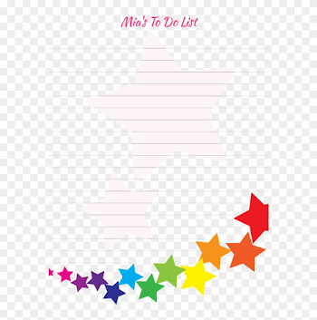 Rainbow Stars Png - Star, Transparent Png - 583x827(#2636127 ...