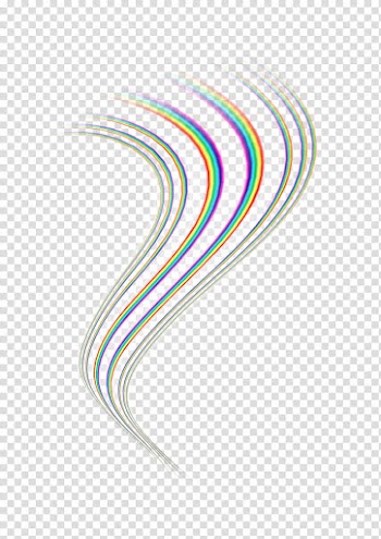 Rainbow stripe, multicolored abstract illustration transparent background PNG clipart