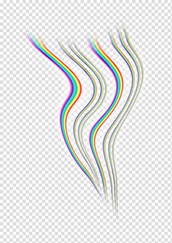 Rainbow stripe, multicolored abstract illustration transparent background PNG clipart