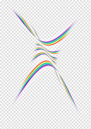 Rainbow stripe, rainbow line illustration transparent background PNG clipart