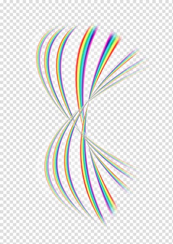Rainbow stripe, rainbow lines illustration transparent background PNG clipart