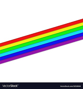 Rainbow stripes - graphic element vector image
