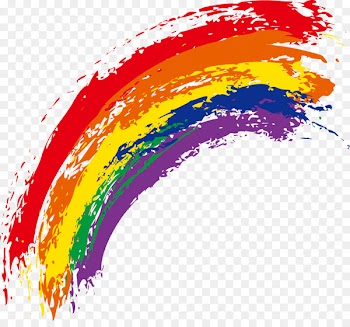 Rainbow Watercolor painting Euclidean vector - rainbow 