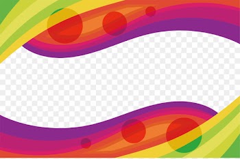 Rainbow Wave Color - Rainbow color wave border 