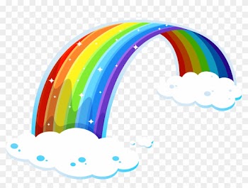 Rainbow With Clouds Png Clipart - Writing Workbook Ages 3-5: 6 X 9, 108 Lined Pages (diary,
