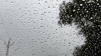 Raindrops on Glass