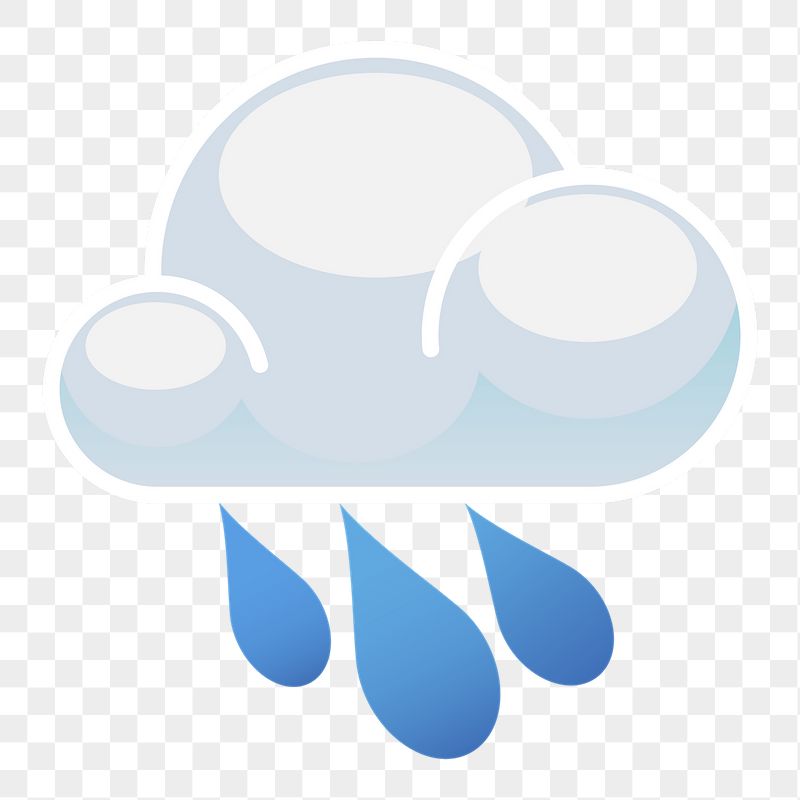Raining cloud png sticker, transparent | Free PNG - rawpixel