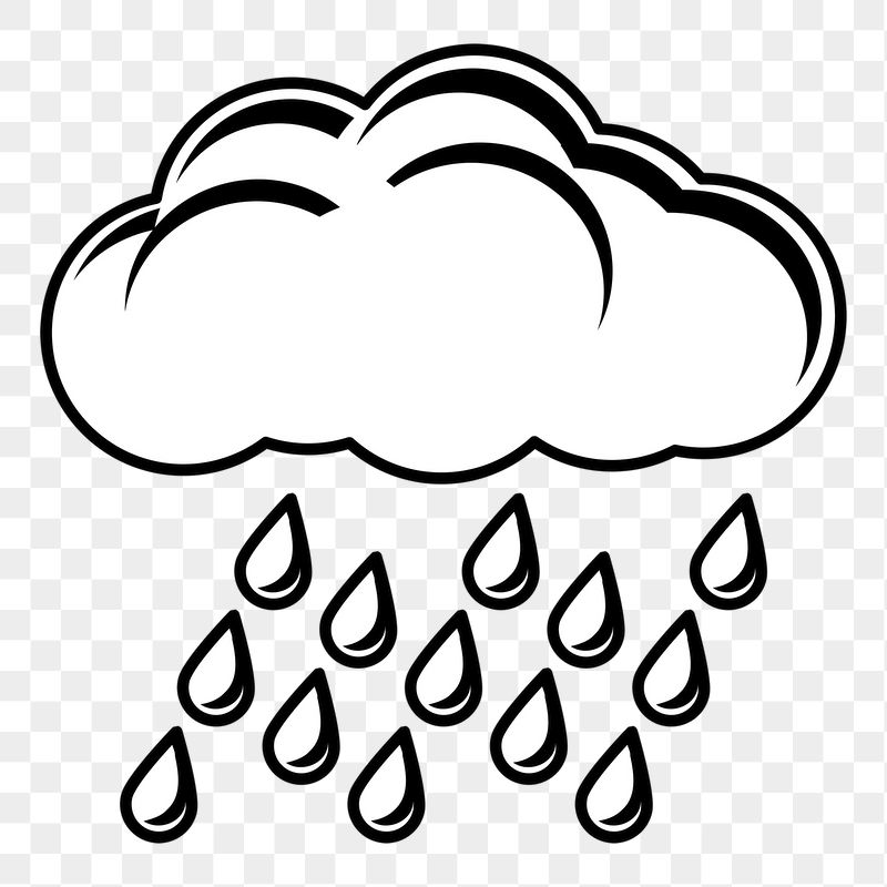 Raining cloud png sticker, transparent | Free PNG - rawpixel