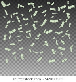 Raining Money Transparent Background Images, Stock Photos ...