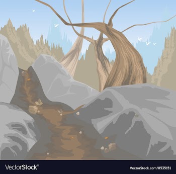 Rainless vector image