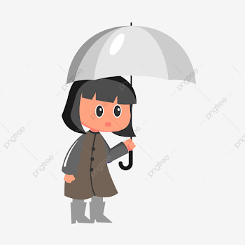 Rainy Day The Weather Rain Little Girl, Raincoat, Black, Gray PNG ...