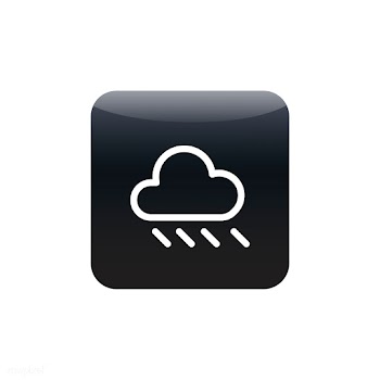Rainy day weather icon vector | Free stock vector - 533535