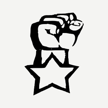 Raised fist drawing, vintage illustration | Free PSD - rawpixel