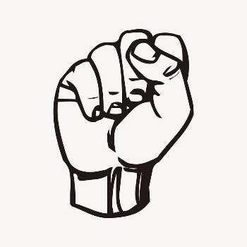 Raised fist drawing, vintage illustration | Free Vector - rawpixel
