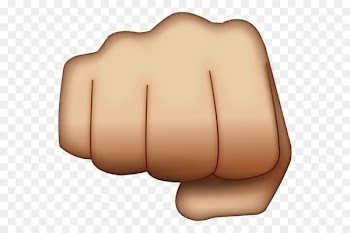 Raised fist Emoji Fist bump Punch - Emoji 