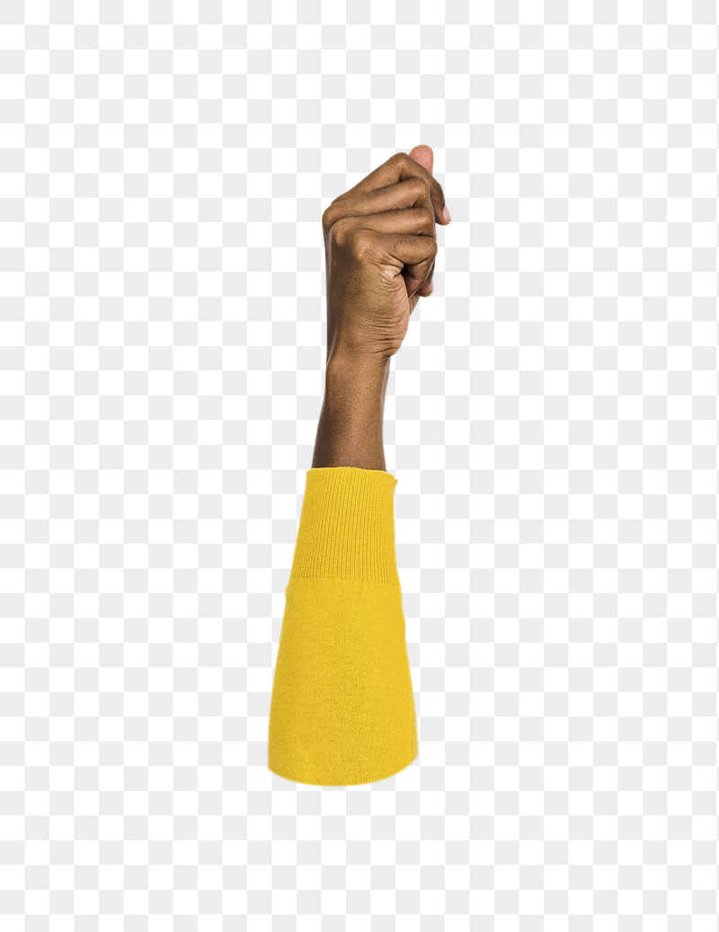 Raised fist png hand sign, | Free PNG - rawpixel