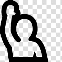 Raised-hand icons | Noun Project
