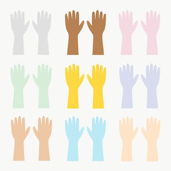 Raised human hand paper craft set transparent png | Free  transparent png - 2311854
