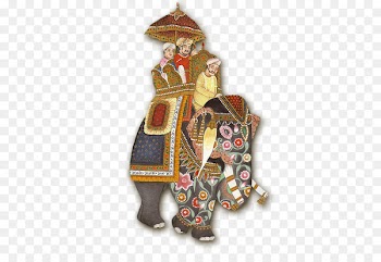 Rajasthan Mughal Empire Miniature Elephant Mughal painting - hindu wedding 