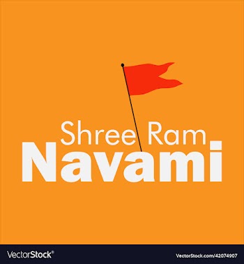 ram navami greeting card for hindu festival
