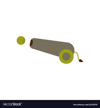 Ramadan cannon background vector image