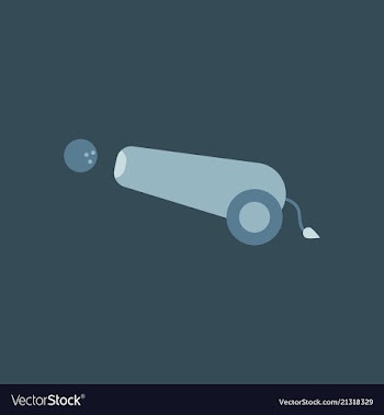 Ramadan cannon background vector image