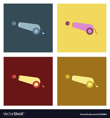 Ramadan cannon background vector image