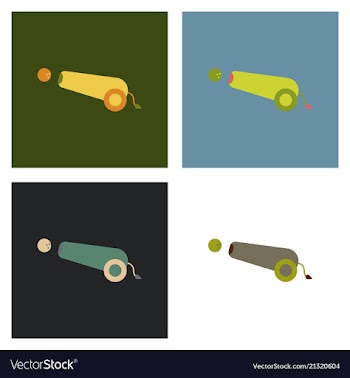 Ramadan cannon background vector image
