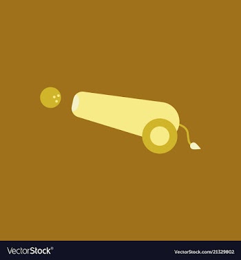 Ramadan cannon background vector image