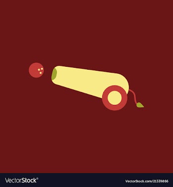Ramadan cannon background vector image