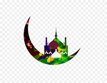 Ramadan Islam Illustration - Colorful moon Church 