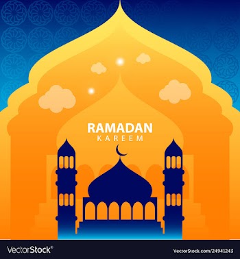 Ramadan kareem background modern template vector image