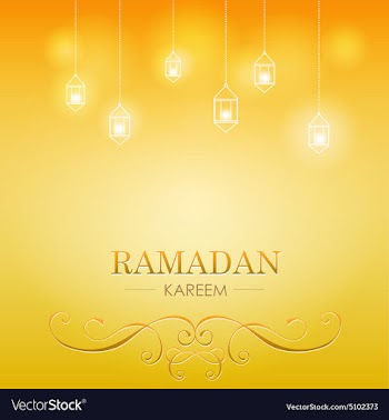  					Ramadan kareem celebration vector image														