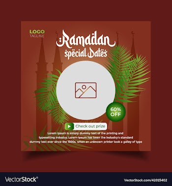 ramadan kareem dates sale social media post