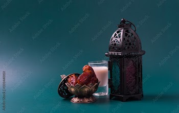Ramadan Kareem fasting Food Concept