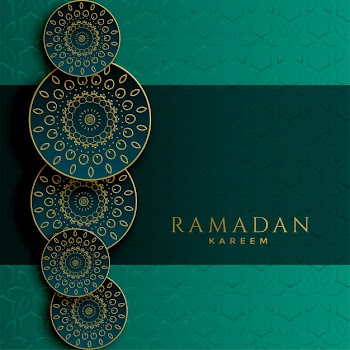 Ramadan kareem islamic decorative pattern design Free Vector